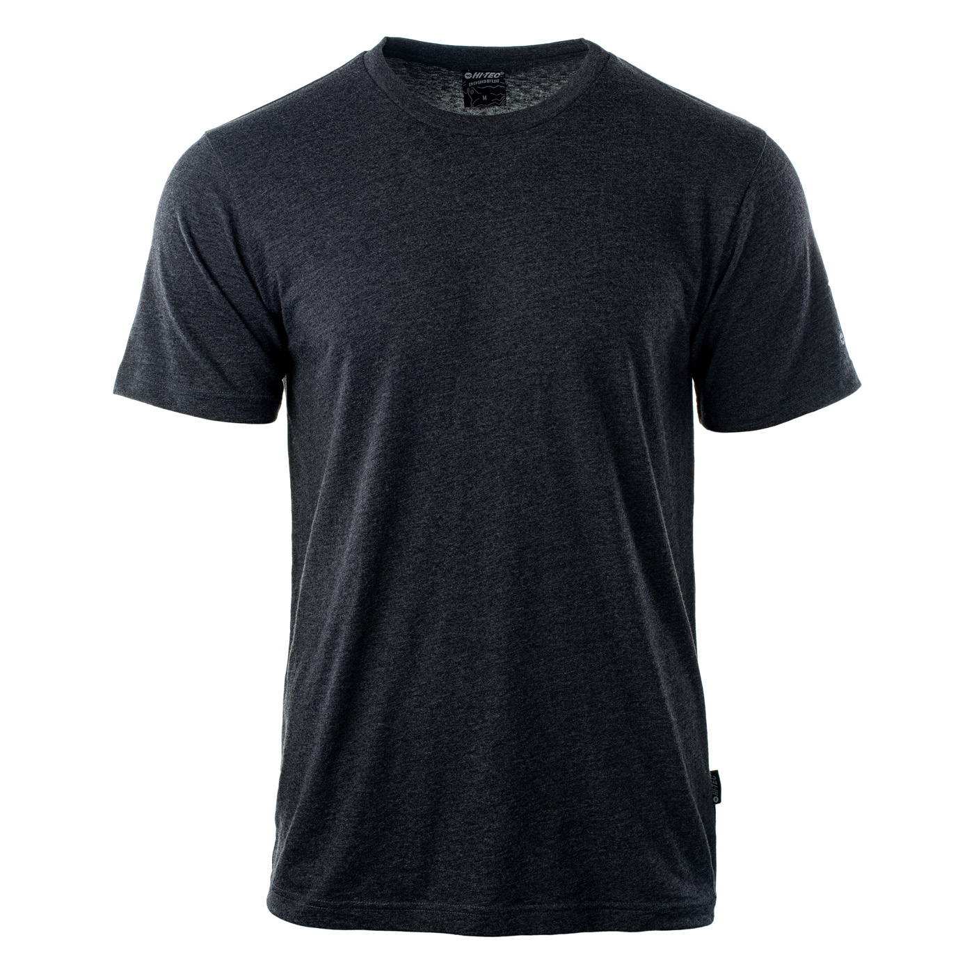 Hi-Tec PLAIN DARK GREY MELANGE Pánské tričko, vel. XL