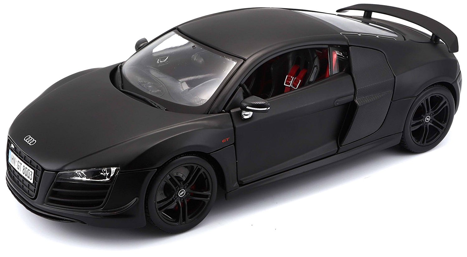 Maisto Audi R8 GT, matně černá, 1:18