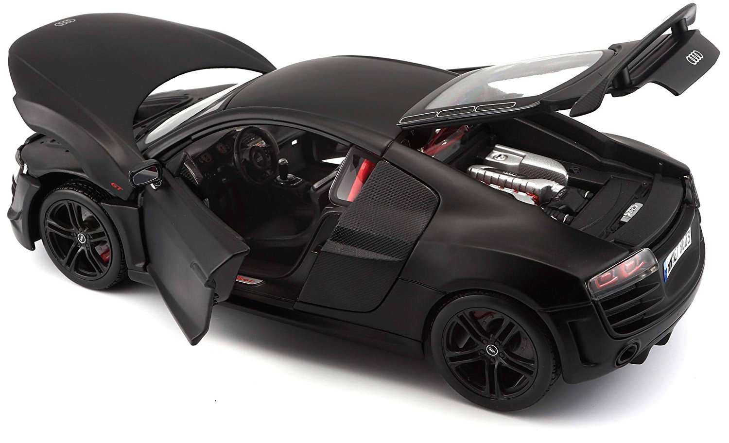 Maisto Audi R8 GT, matně černá, 1:18
