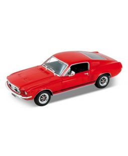 Welly Ford Mustang 1967, Červený 1 : 24