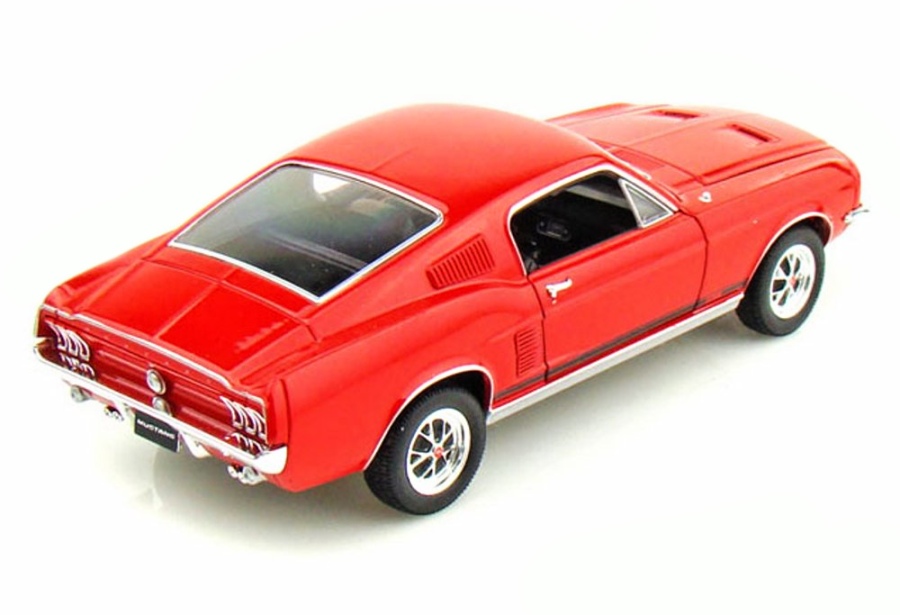 Welly Ford Mustang 1967 GT, Červený 1:24
