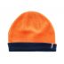 Pletená čepice Martes Billat modro-oranžová