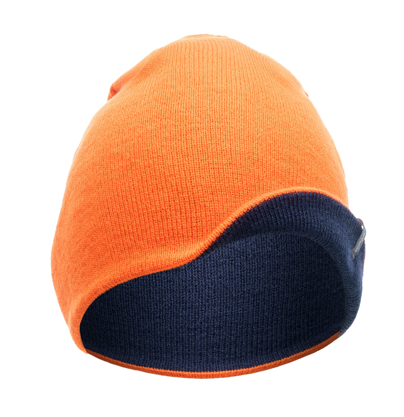 Pletená čepice Martes Billat modro-oranžová