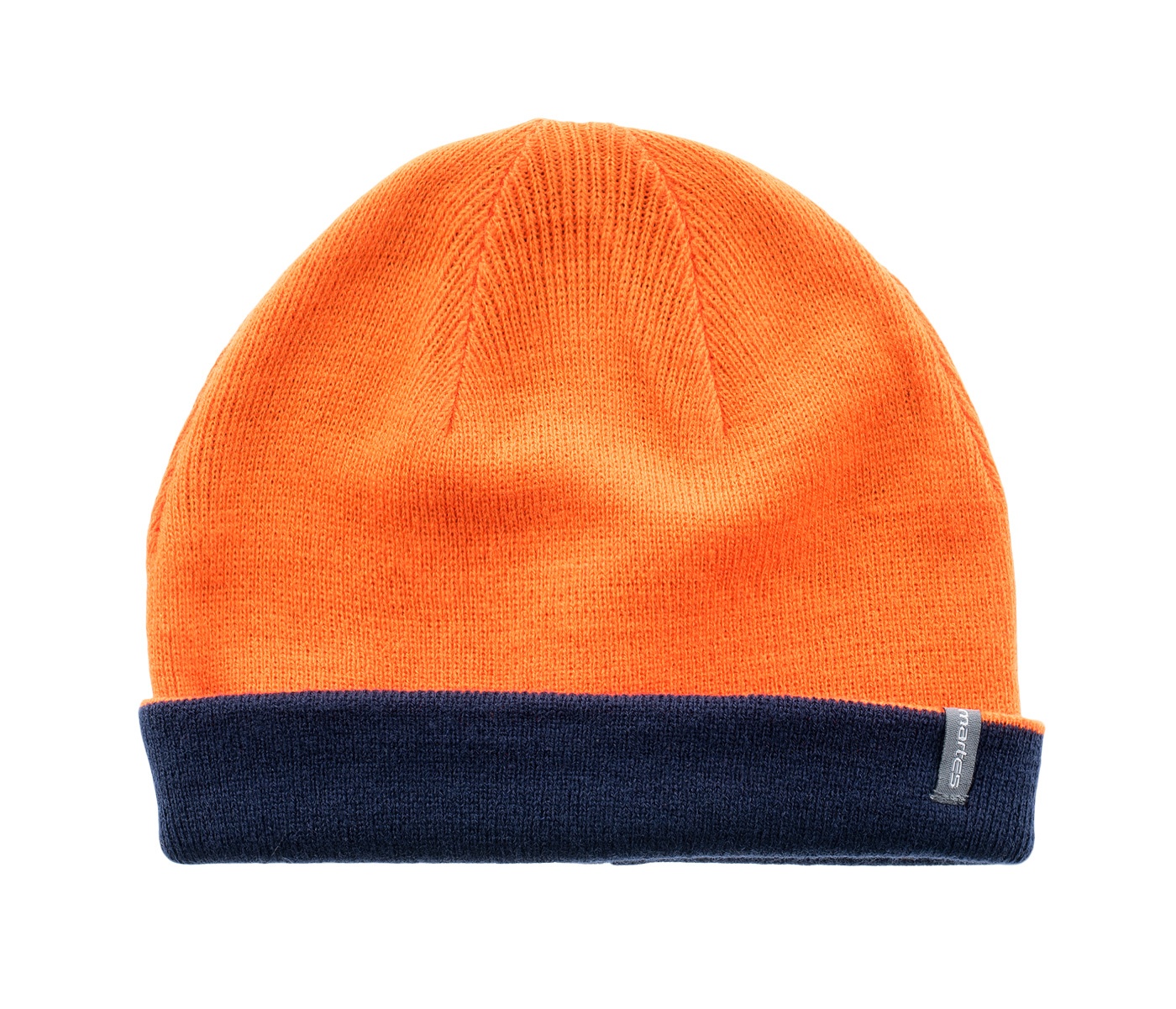 Pletená čepice Martes Billat modro-oranžová