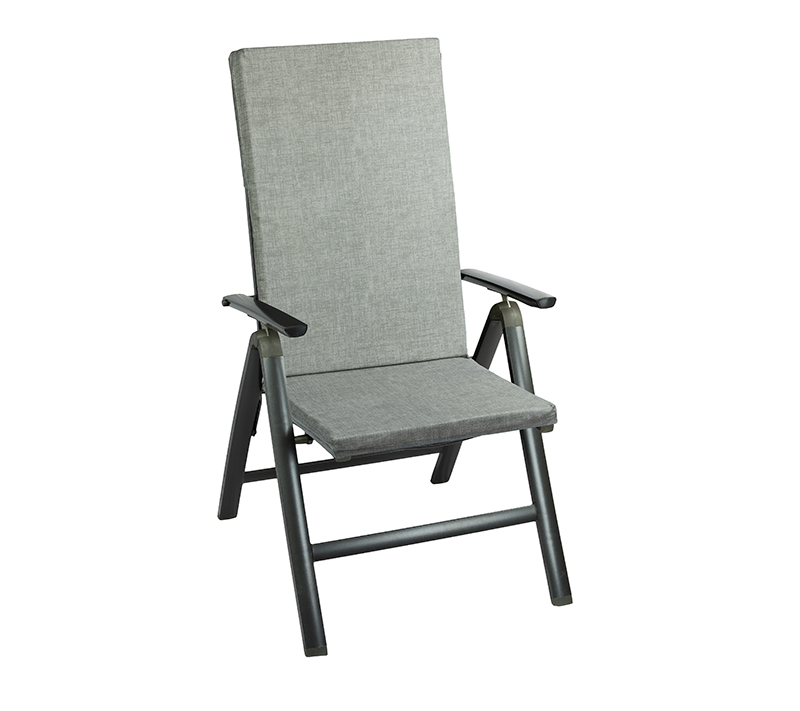Bellatex Sedák na zahradní židli Šedohnědý - 47x115 cm