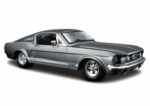 Maisto Ford Mustang GT (1967) Šedý 1:24