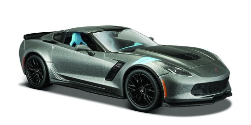 Maisto Corvette Grand Sport (2017) Šedá 1:24