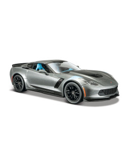 Maisto Corvette Grand Sport (2017) Šedá 1:24