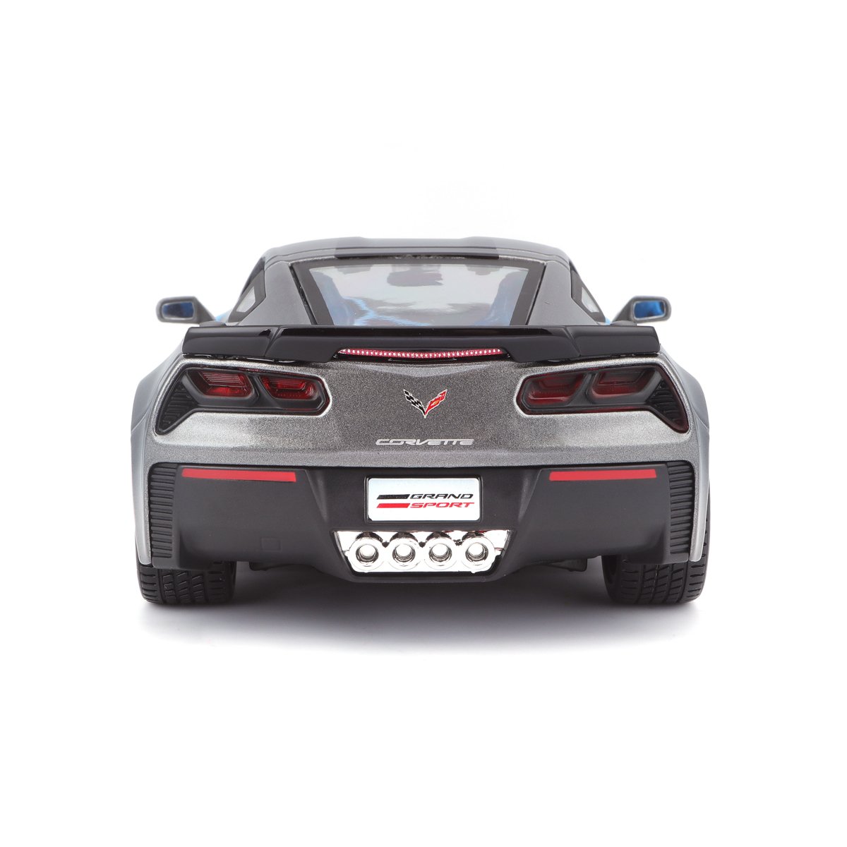 Maisto Corvette Grand Sport 2017, metal šedá, 1:24