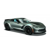 Maisto Corvette Grand Sport (2017) Šedá 1:24