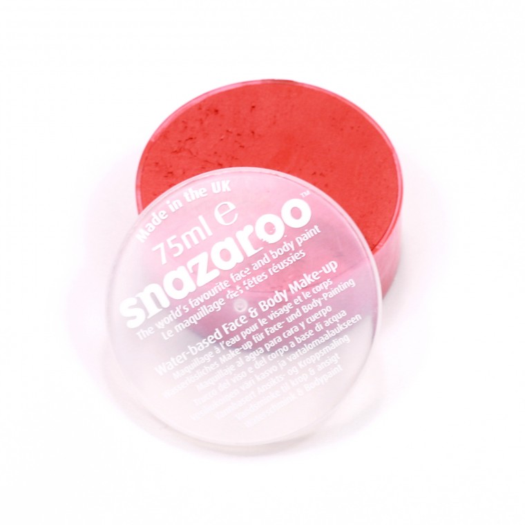 Snazaroo barva na obličej 75 ml. - Červená