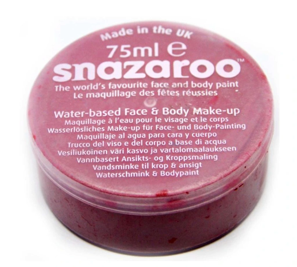 Snazaroo barva na obličej 75 ml. - Červená