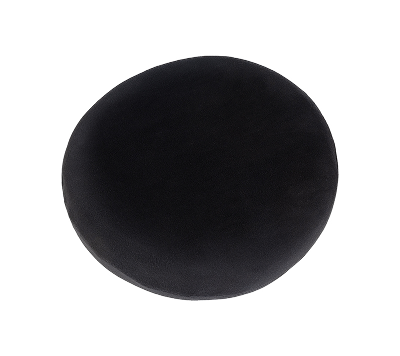 Bellatex anatomický sedák z Visco pěny, Černý - průměr 40cm