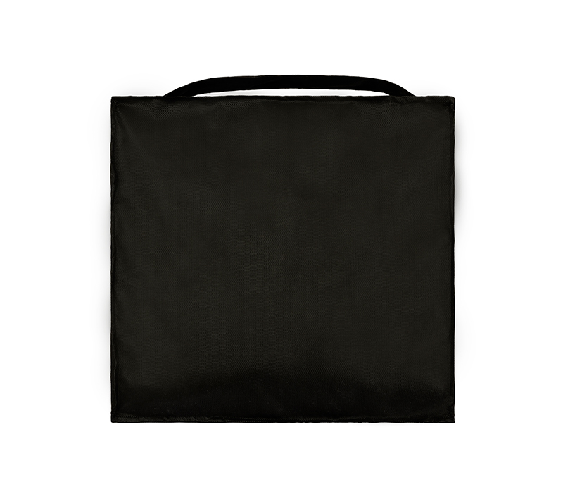 Bellatex anatomický sedák z Visco pěny, Černý - průměr 40cm