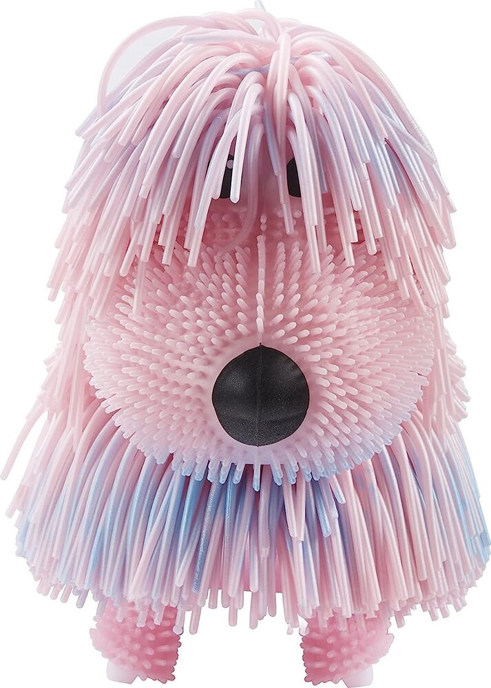 Jiggly perleťový pejsek růžový 16cm