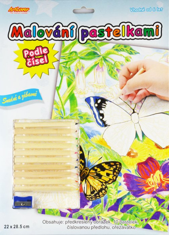 Malování tužkou, pastelkami