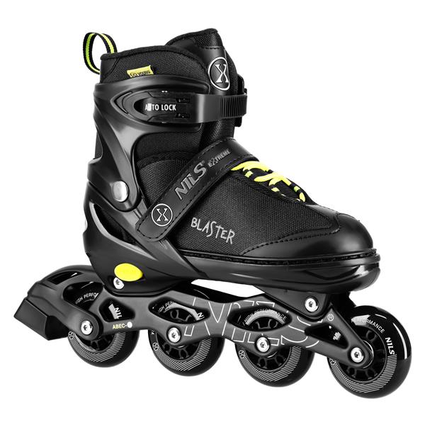 Kolečkové brusle NILS Extreme NA18168A Blaster černé vel.S (31-34)