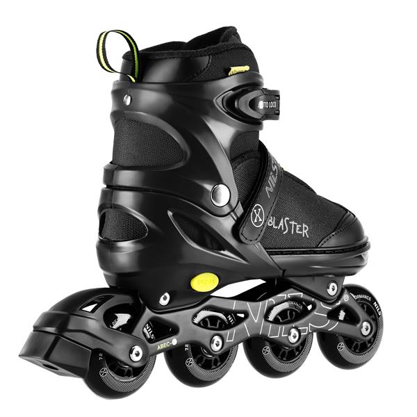 Kolečkové brusle NILS Extreme NA18168A Blaster černé vel.L (39-42)