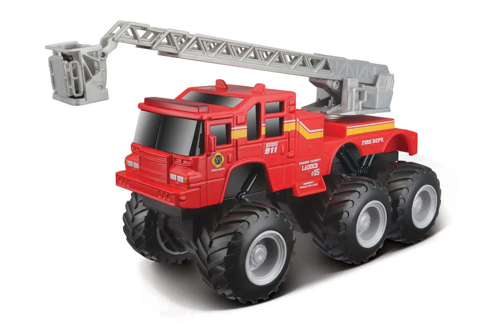 Maisto Builder Zone Quarry monsters, užitkový vůz s žebříkem