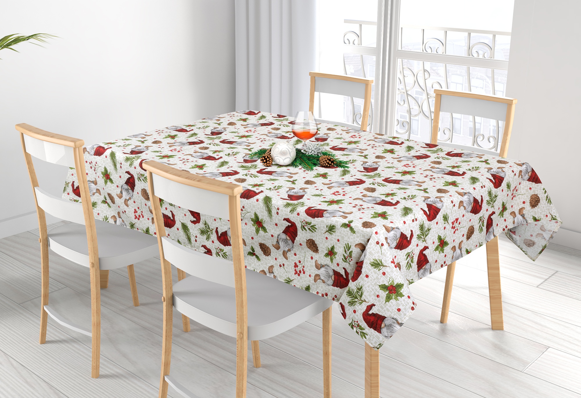 Bellatex Ubrus Skřítek vánoční - 70x70 cm