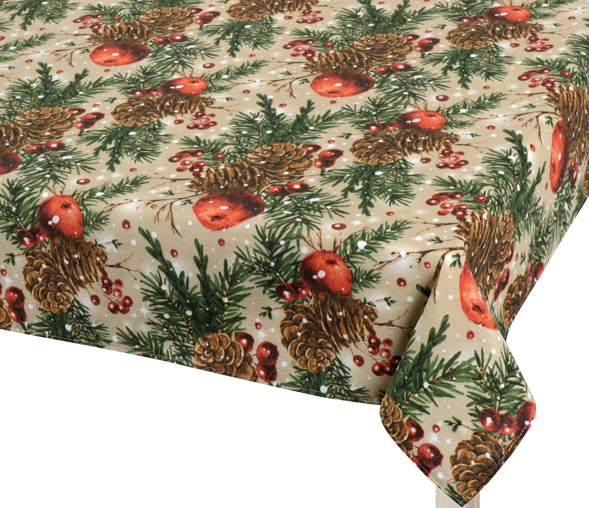 Bellatex Ubrus Šišky a jablka - 120x140 cm