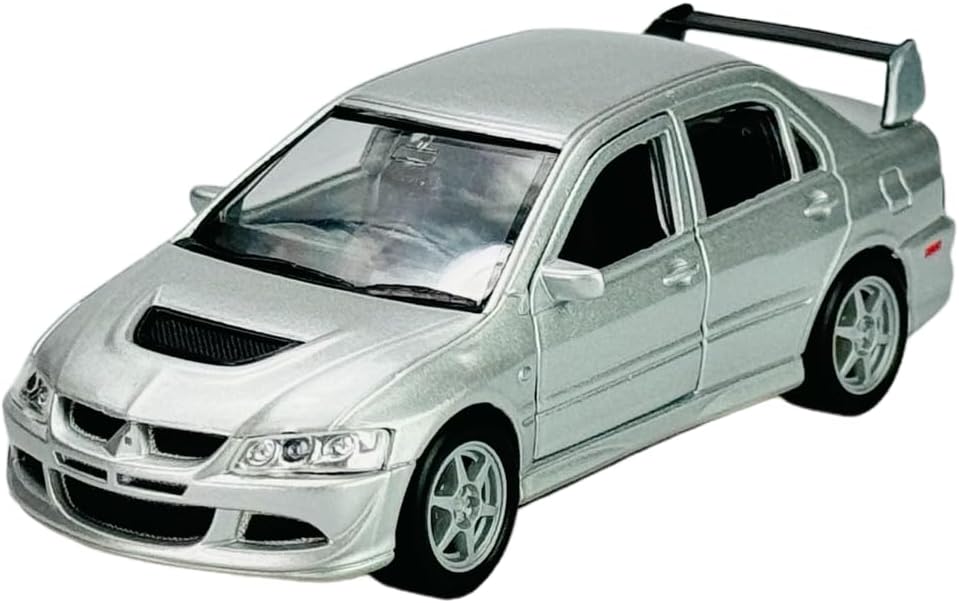 Welly Mitsubishi Lancer EVO VIII, Stříbrné 1:34-39