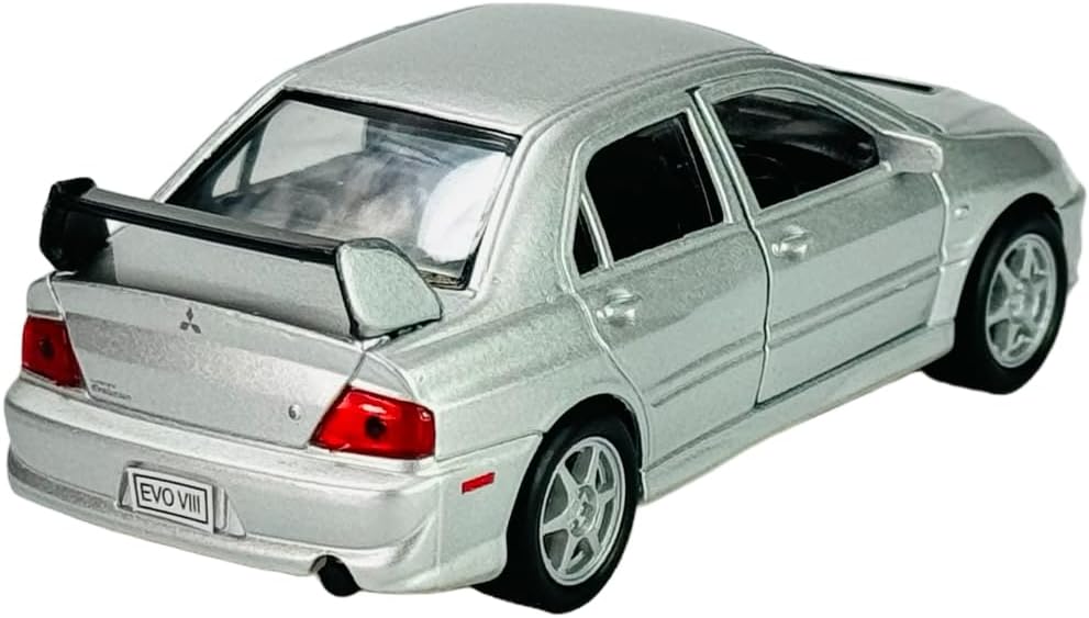 Welly Mitsubishi Lancer EVO VIII, Stříbrné 1:34-39