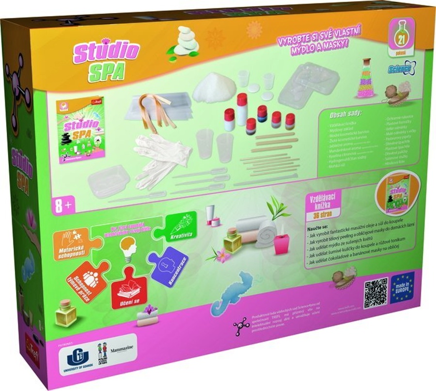 Trefl Studio spa Science 4U, Koupelnové lázně 21 pokusů