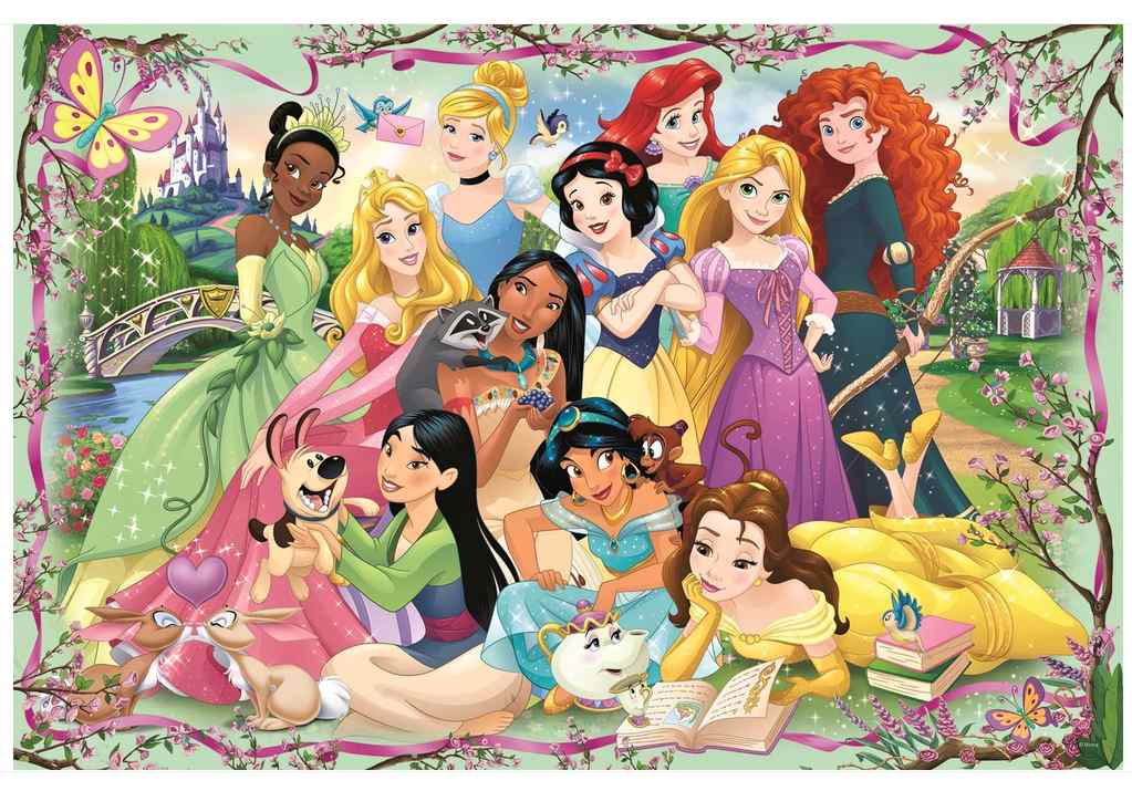 Puzzle Trefl 260 dílků - Setkání princezen Disney