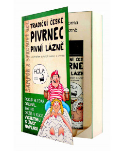 Kosmetická sada kniha Pivrnec – gel 200 ml a šampon 200 ml