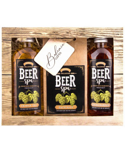 Beer Spa pivní kosmetická sada – gel 100 ml, sůl 150 g a šampon 100 ml