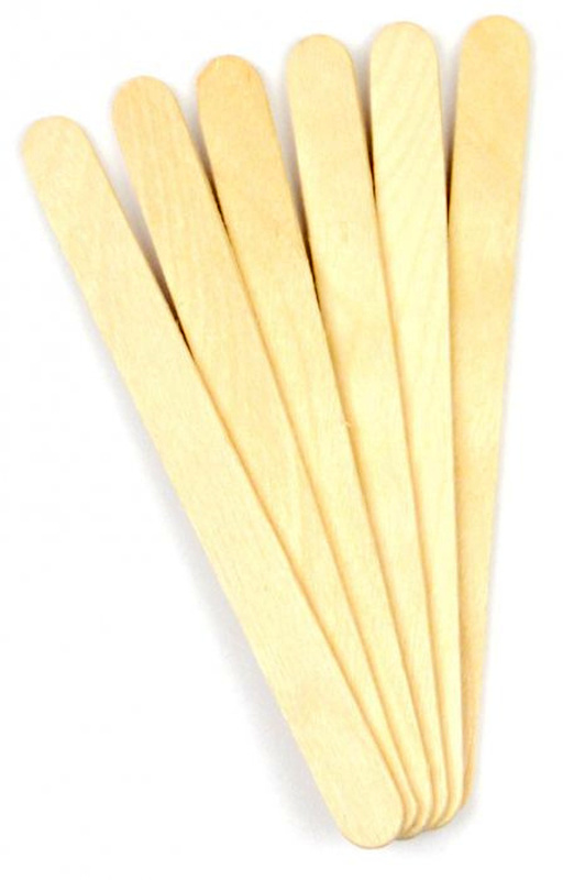 Creatoys Dřívka přírodní 150 ks, 114x10x2 mm