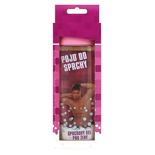 Bohemia Dárkový 3D sprchový gel 300 ml pro ženu - růžový