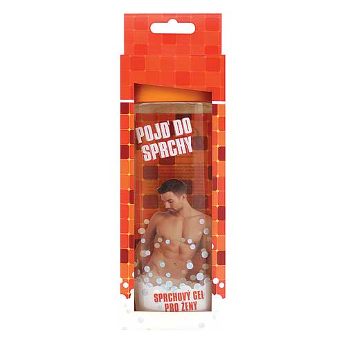 Bohemia Dárkový 3D sprchový gel 300 ml pro ženu - oranžový
