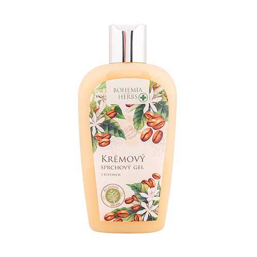 Bohemia Krémový sprchový gel 250 ml s kofeinem