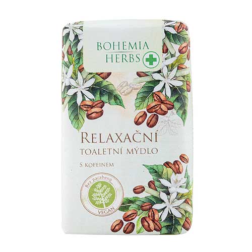 Bohemia Kofeinové toaletní mýdlo 100 g s glycerinem