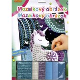 ArtLover mozaikový obrázek - Jednorožec 20 x 29 cm