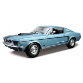 Maisto Ford Mustang GT Cobra Jet (1968) Modrý 1:18