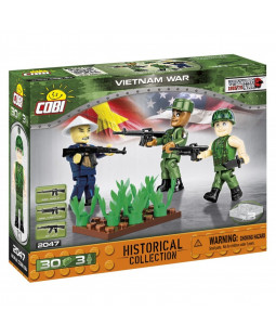 Cobi 2047 3 figurky s doplňky Vietnamská válka, 30 kostek