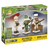 Cobi 2037 3 figurky s doplňky French Armed Forces, 30 kostek