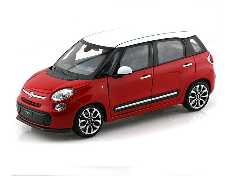 Welly Fiat 500L 2013, Červený 1:24