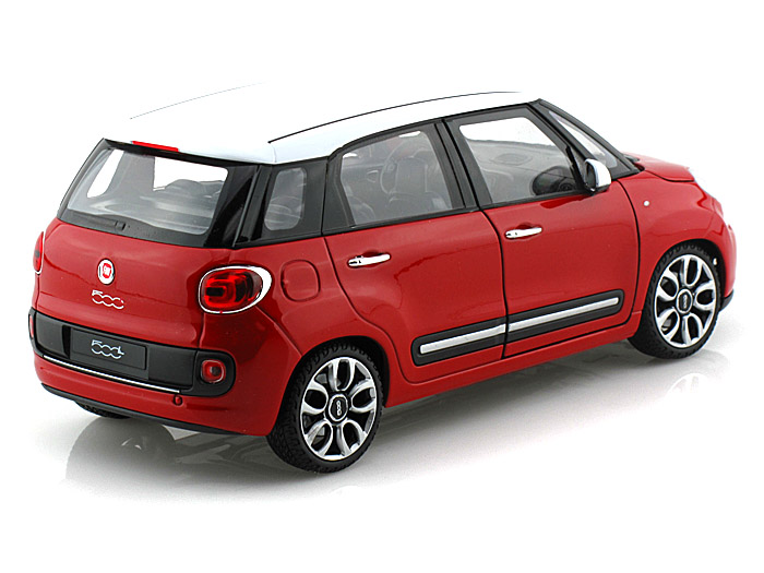 Welly Fiat 500L 2013, Červený 1:24