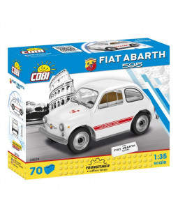 Cobi 24524 Fiat Abarth 595, 1:35, 70 kostek