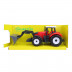 Traktor na setrvačník s radlicí, 31 cm