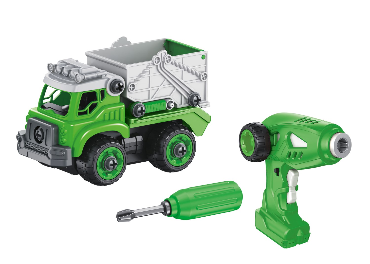 BUKI RC Stavebnice Popelářské auto 2v1
