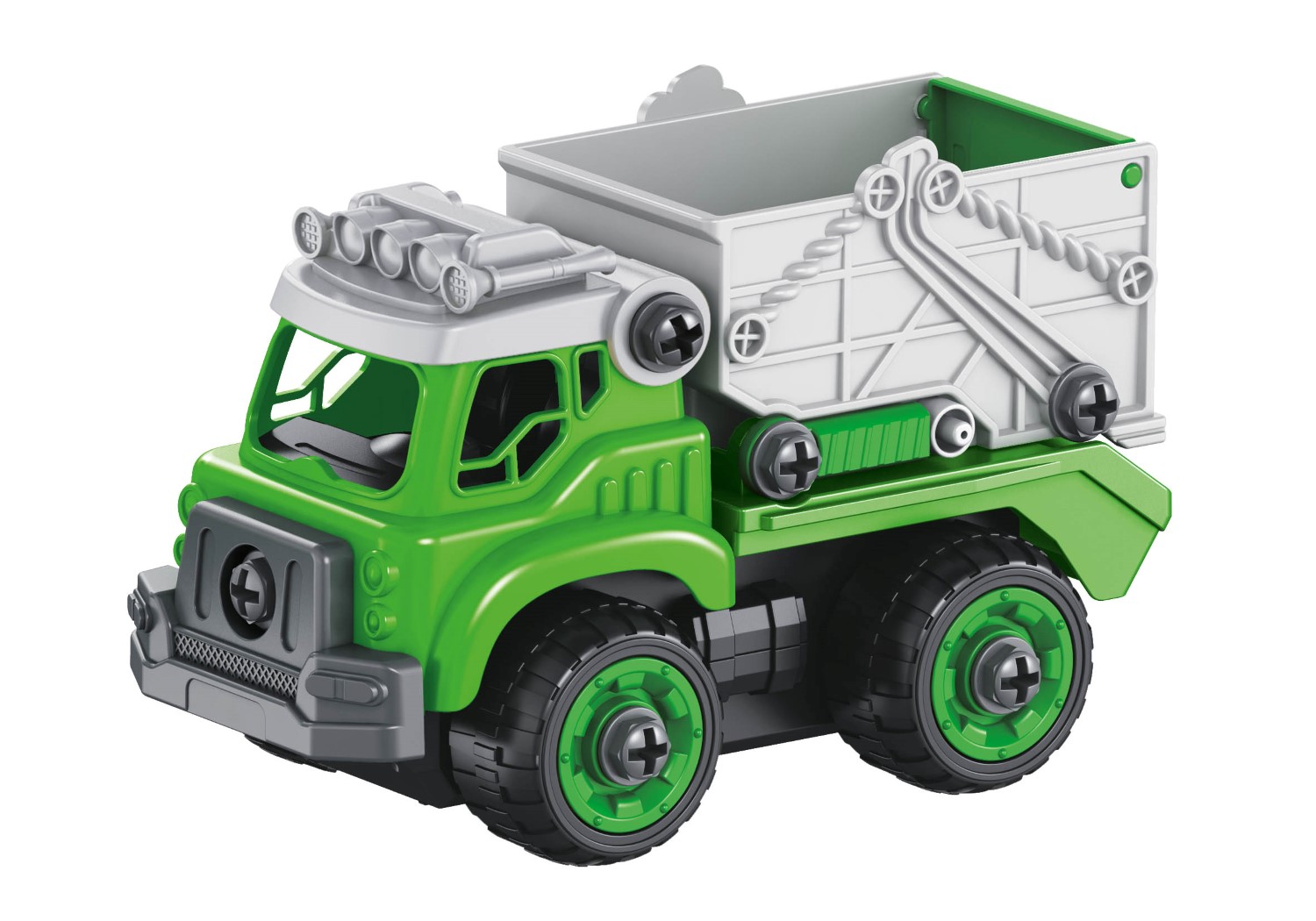 BUKI RC Stavebnice Popelářské auto 2v1