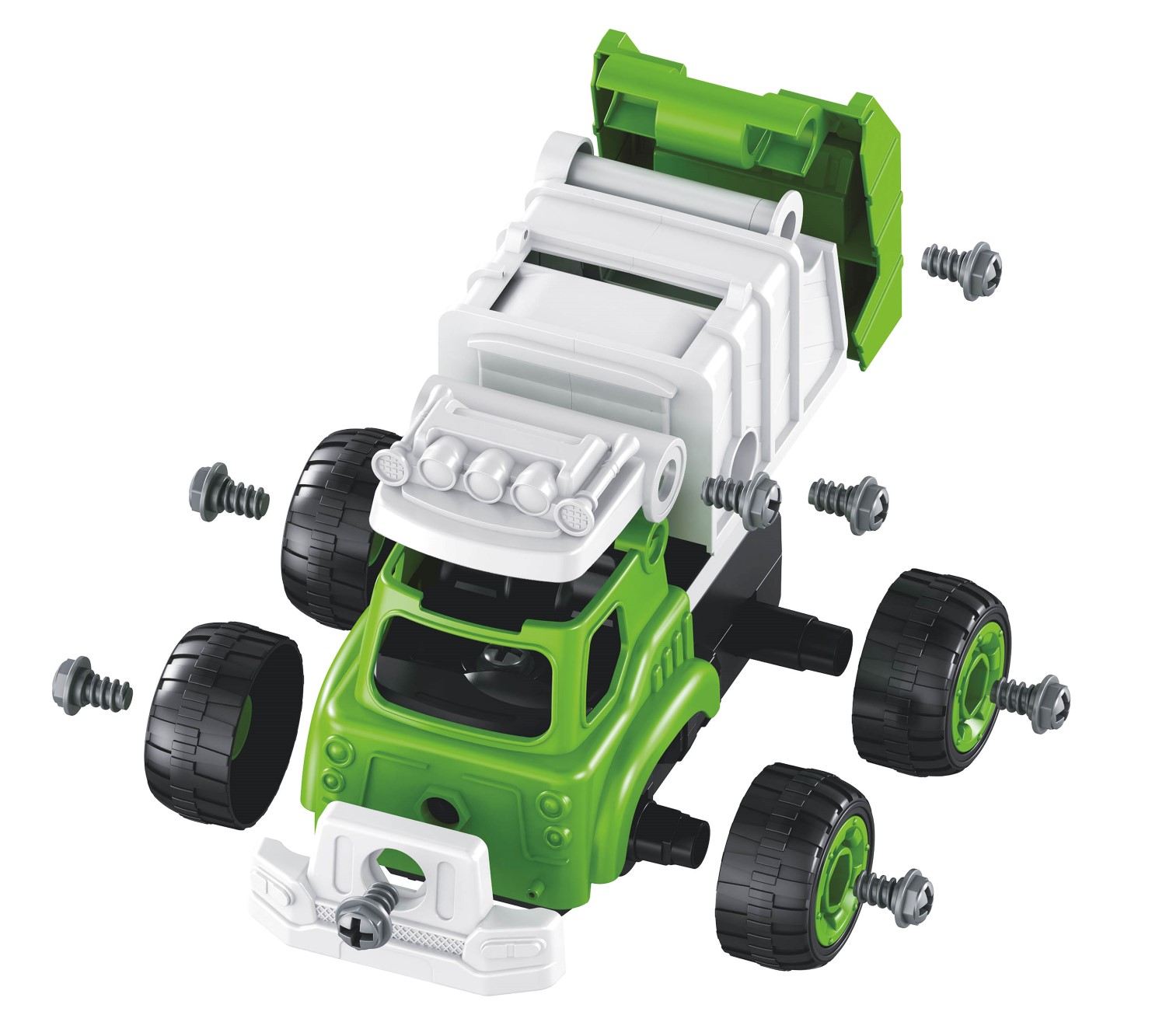 BUKI RC Stavebnice Popelářské auto 2v1