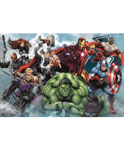 Trefl Puzzle 100 dílků - Avengers, Do akce