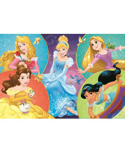 Trefl Puzzle 100 dílků - Disney Setkání princezen