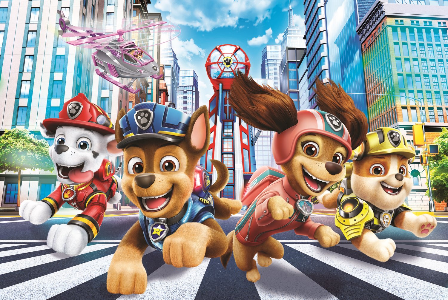 Trefl Puzzle 100 dílků - Tlapková patrola, Jsme tým